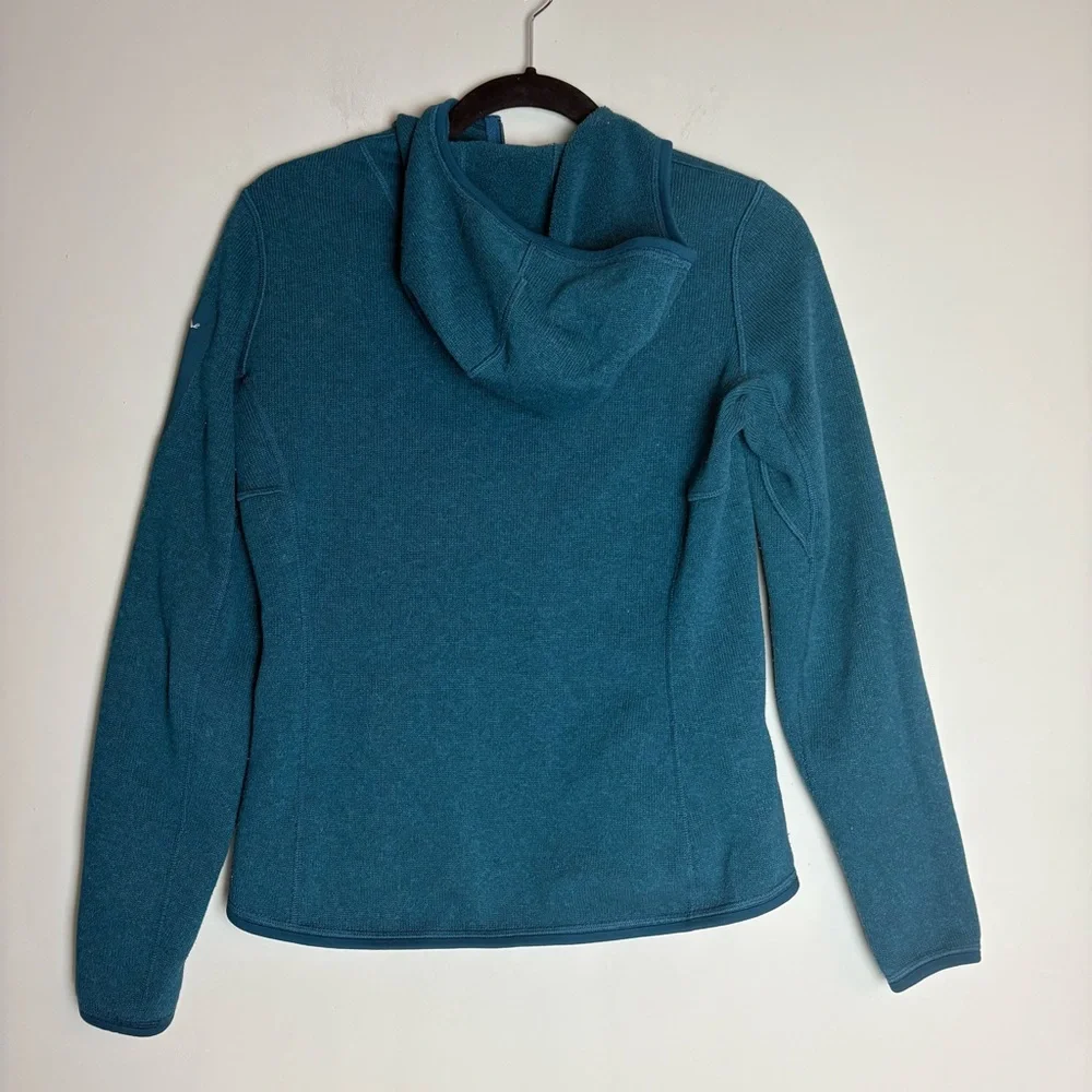 Arc'tery Covert Hoody Long Sleeve Full-Zip Fleece Hoodie Blue Marine Size Small - Picture 4 of 10